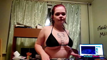 Gadis Rusia Gemuk Bergairah Dihardik Dengan Kencang