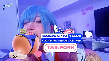 Rei Ayanami Cosplay Ngentot Blowjob Dan Crot Di Baju Ketat
