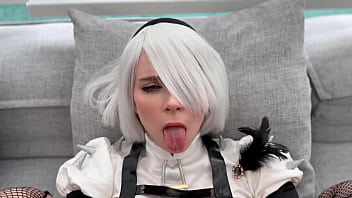 2b Dihardik Dalam Segala Posisi, Memek Ketatnya Ditembus Sampai Keluar Air Mani Di Wajahnya – Cosplay Nier: Automata