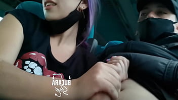 Mengewe Di Bus Copetran Dengan Pria Asing Yang Bayarin Tiketku