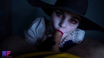 Nyonya Dimitrescu Akan Menghancurkan Lubang Pantatmu Dengan Brutal. Cosplay Mesum Resident Evil Village.