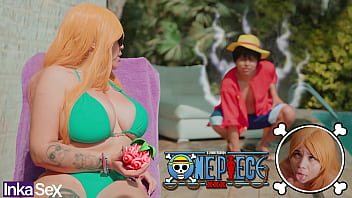 Nami Montok Super Dada Digituhin Kapten Luffy Di Kapal Bajak Laut Saat Berburu Harta Karun One Piece